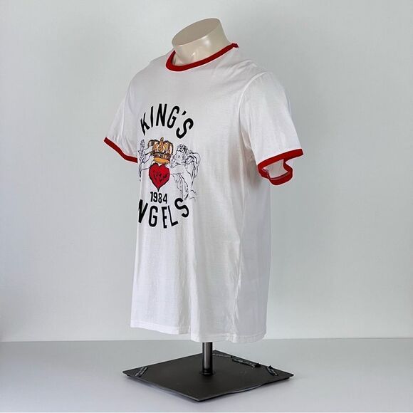 Dolce & Gabbana Gorgeous Kings Angels Print Cotton T-shirt - Picture 5 of 13